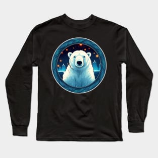 Polar Bear in Ornament, Love Bears Long Sleeve T-Shirt